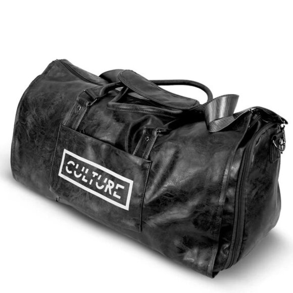 Culture Travel Duffle Bag Charcoal Black New OS